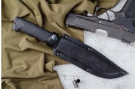 Нож Коршун - эластрон с символикой Министерство Обороны 