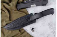 Нож Коршун - эластрон с символикой Министерство Обороны 