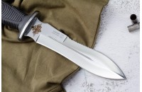 Нож Сталкер - эластрон с символикой Министерство Обороны 