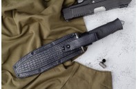 Нож Сталкер - эластрон с символикой Министерство Обороны 