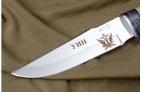 Нож Ш-5 - дерево/кожа c символикой УИН 