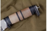 Нож Ш-5 - дерево/кожа c символикой УИН 