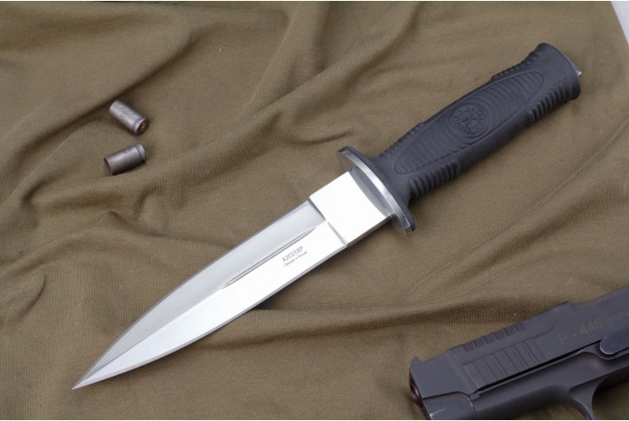 Нож КО-1 - эластрон с символикой Морская пехота 