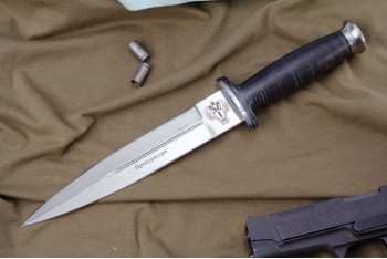 Нож КО-2 - кожа с символикой Прокуратуры