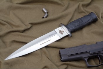 Нож КО-2 - эластрон с символикой Вооруженных сил