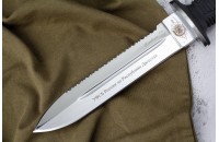 Нож Комбат - полированный с символикой УФСБ по Рд 