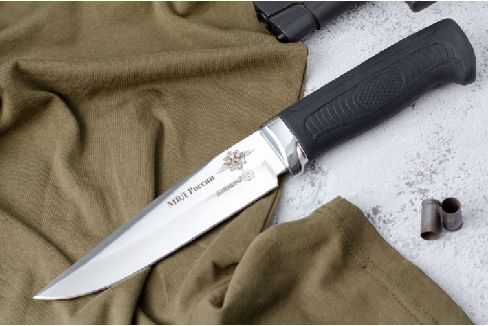 Нож Байкал-2 с символикой МВД 