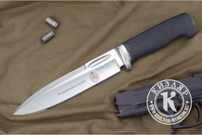 Нож Иртыш - с символикой Пограничная служба 