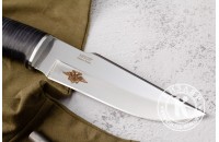 Нож Ш-5 Барс - дерево/кожа с символикой МВД 