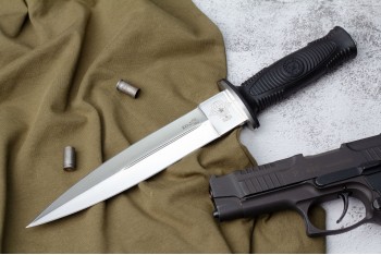 Нож КО-2 - эластрон с символикой ВДВ