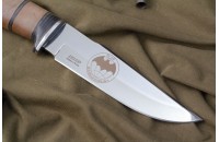 Нож Ш-5 - дерево/кожа с символикой ГРУ 