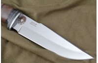 Нож Ш-5 - дерево/кожа c символикой ОМОН 