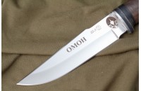 Нож Ш-5 - дерево/кожа c символикой ОМОН 