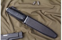 Нож Сталкер - эластрон с символикой ГРУ 