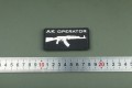 Нашивка из ПВХ AK Operator Black 80х40