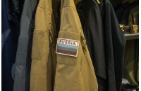 Нашивка из ПВХ Флаг России "Russia" песок 80х53 