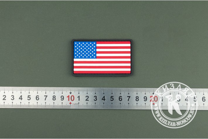 Нашивка из ПВХ Флаг США 75х45 