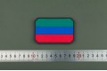 Нашивка из ПВХ Флаг Дагестана 90х60 black