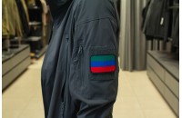 Нашивка из ПВХ Флаг Дагестана 90х60 black 