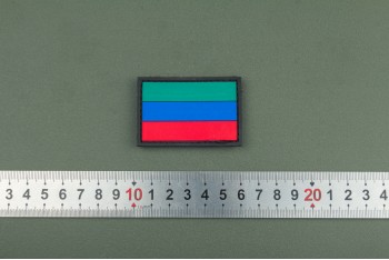 Нашивка из ПВХ Флаг Дагестана 60х40 Black