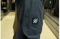 Нашивка из ПВХ Патроны белый на черном 50х50 