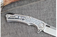 Нож складной А 01 серебро 