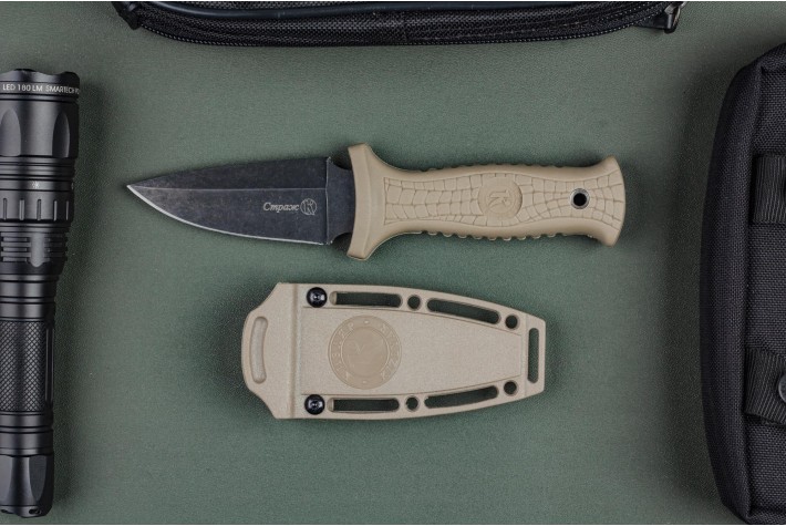 Нож Страж BlackWash песочный 