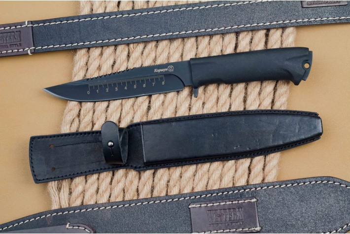 Нож Коршун AUS-8 пила эластрон 