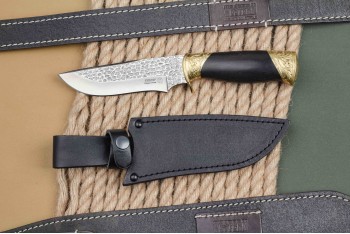 Нож Охотничий-2 Х12МФ граб художественное литье