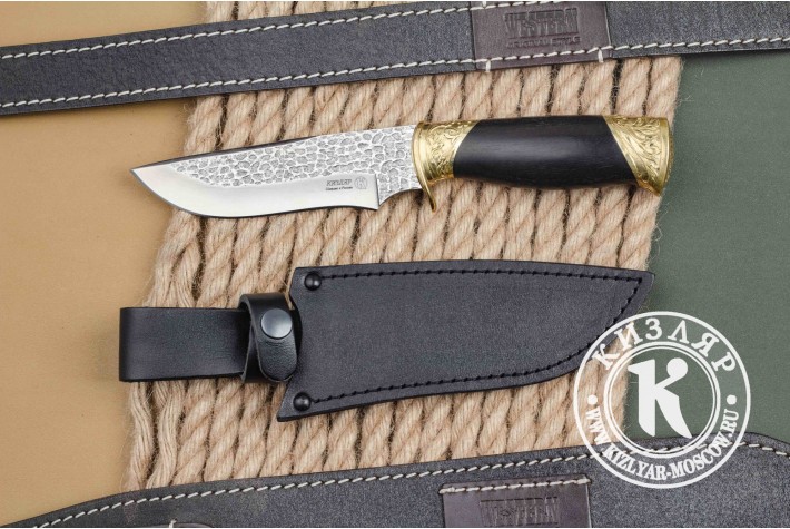 Нож Охотничий-2 Х12МФ граб художественное литье 
