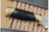 Нож Охотничий-2 Х12МФ граб художественное литье 