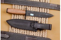 Нож Самсонов AUS-8 cтоунвош черный орех 