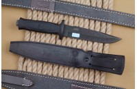 Нож Ш-8 AUS-8 стоунвош черный 