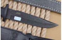 Нож Ш-8 AUS-8 стоунвош черный 