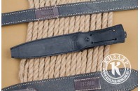 Нож Ш-8 AUS-8 стоунвош черный 