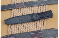 Нож Ш-8 AUS-8 стоунвош черный 