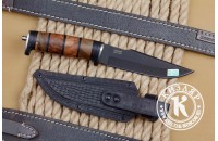 Нож Ш-5 AUS-8 стоунвош черный наборная рукоять 
