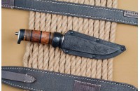 Нож Ш-5 AUS-8 стоунвош черный наборная рукоять 