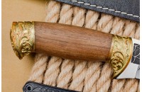 Нож Скорпион М - латунь с символикой ФСО Кизляр 