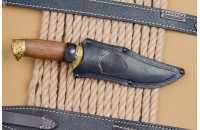 Нож Скорпион М - латунь с символикой ФСО Кизляр 