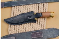 Нож Скорпион М - латунь с символикой ФСО Кизляр 