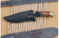 Нож Скорпион малый AUS-8 дерево латунь 