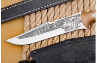 Нож Тайга большая AUS-8 художественно-оформленный 