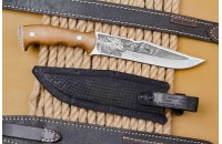 Нож Тайга большая AUS-8 художественно-оформленный 