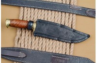 Нож Тайга большая AUS-8 дерево латунь 