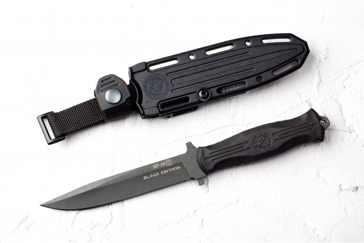 Нож НР-18 Black Edition Ulti Clip 
