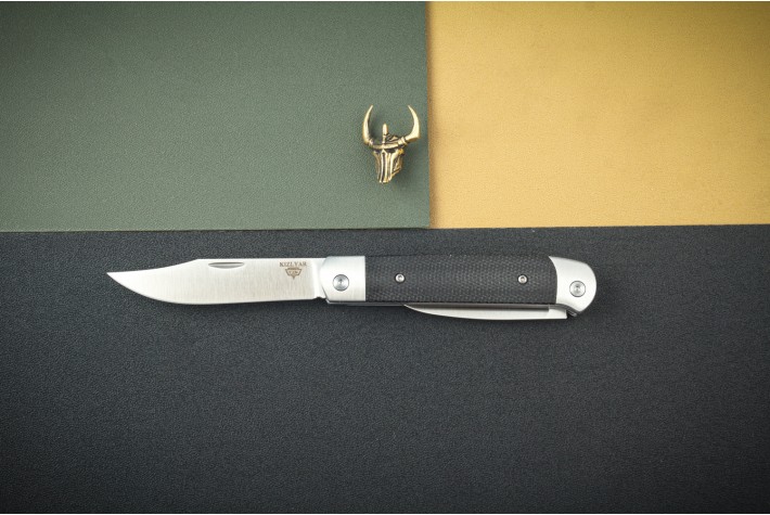 Нож складной Lord D2 микарта черная 