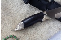 Нож Каспий D2 мельхиор 