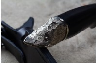 Нож Каспий D2 мельхиор 