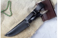 Нож Каспий D2 мельхиор 